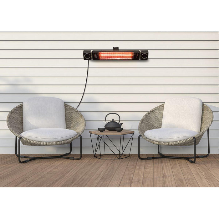 Dellonda 2000W Infrared Outdoor Patio Heater with Speakers Dellonda  - Dynamic Drive