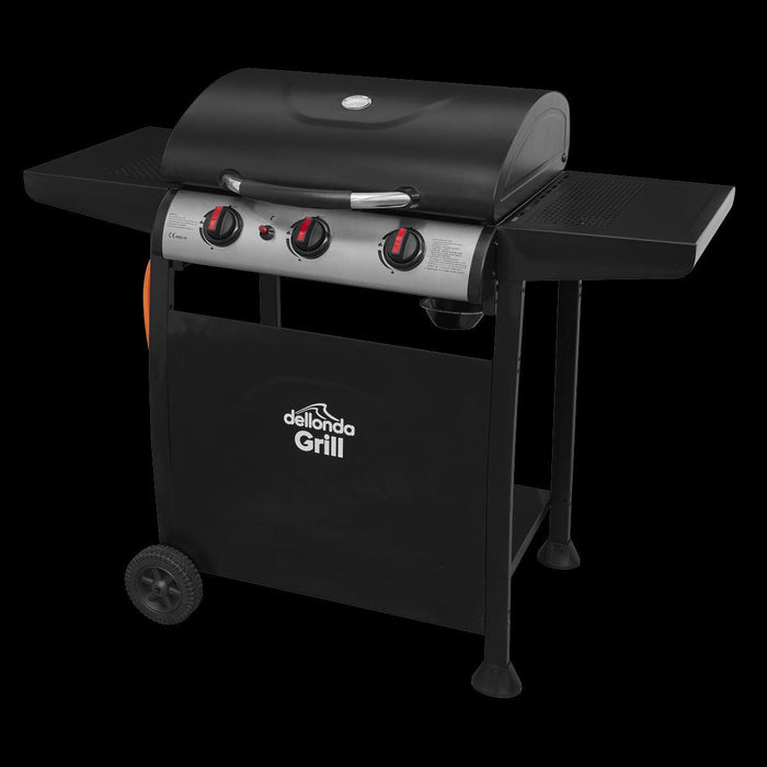 Dellonda 3 Burner Gas BBQ Dellonda  - Dynamic Drive