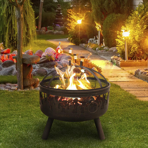 Dellonda Deluxe Outdoor Firepit Dellonda  - Dynamic Drive