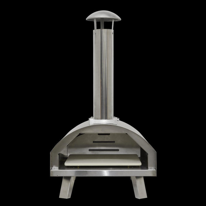 Dellonda Portable Wood-Fired Pizza Oven and Smoking Oven Stainless Steel Dellonda  - Dynamic Drive