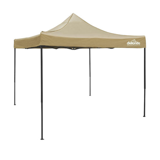 Dellonda Premium 3 x 3m Pop-Up Gazebo - Beige Dellonda  - Dynamic Drive