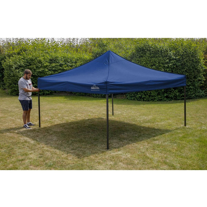 Dellonda Premium 3 x 3m Pop-Up Gazebo - Blue Dellonda  - Dynamic Drive