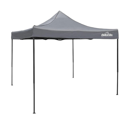 Dellonda Premium 3 x 3m Pop-Up Gazebo - Grey UK Camping And Leisure