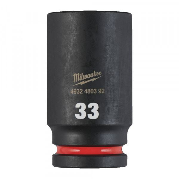 Milwaukee 33mm 3/4 Impact Socket Deep-1Pc Ne 4932480392 Milwaukee  - Dynamic Drive