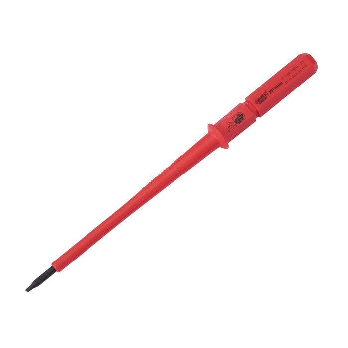 Draper XP1000 VDE Plain Slot Interchangeable Screwdriver Blade, 3 x 100mm Draper  - Dynamic Drive