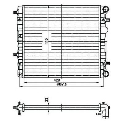 NRF Radiator 50140