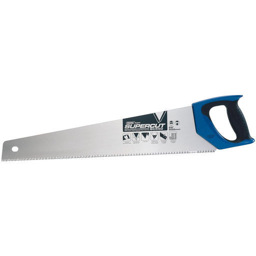 Draper Supercut Soft Grip Hardpoint Handsaw, 550mm/22", 7tpi/8ppi 49286 Draper  - Dynamic Drive