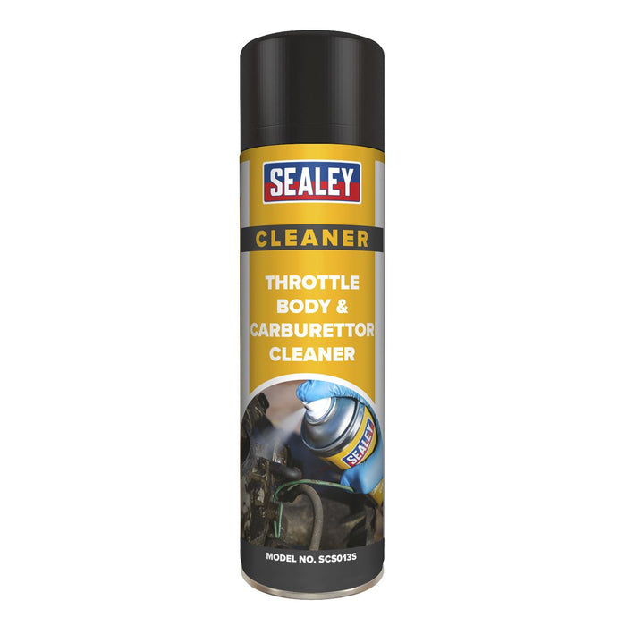 Sealey Throttle Body & Carburettor Cleaner 500ml Pack of 6 SCS013