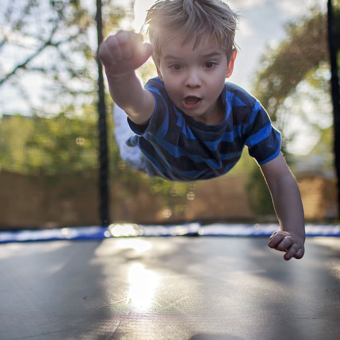 Dellonda 6ft Heavy-Duty Outdoor Trampoline with Safety Enclosure Net