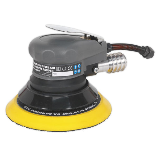 Sealey Air Palm Orbital Sander150mm Dust-Free SA09 Sealey  - Dynamic Drive