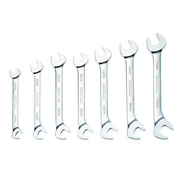 Carlyle Hand Tools Spanner Set - Metric Angled - 7 Piece Carlyle Hand Tools  - Dynamic Drive