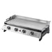 Dellonda 4 Burner Stainless Steel Portable Gas Plancha with Warming Rack 10kW Dellonda  - Dynamic Drive