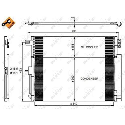 NRF Condenser 350038