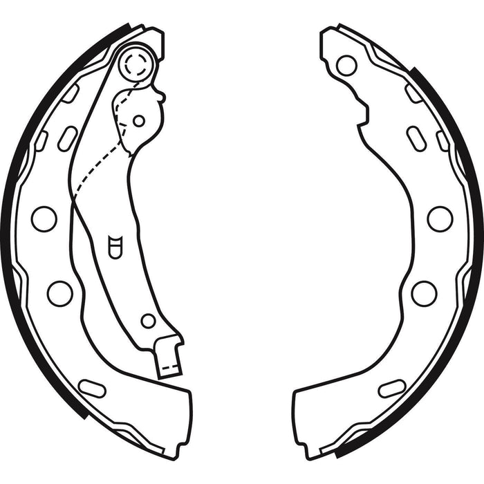 Apec Brake Shoe Rear Fits Subaru Justy Suzuki Swift