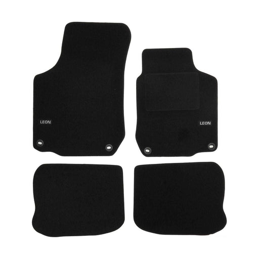 Tailored Logo Velour Carpet Floor Mats for Seat Leon 1997-2004 4PCS UKB4C  - Dynamic Drive