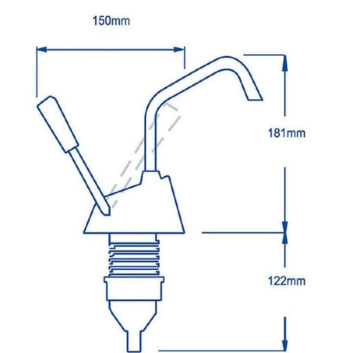 Whale Flipper Freshwater Galley Pump (hand operated) Boat Caravan RV GP0418 Whale  - Dynamic Drive