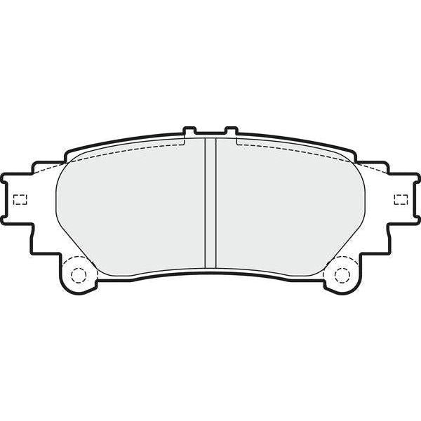 Apec Blue Brake Pads (Rear) (R90) PD4272 Apec Blue  - Dynamic Drive