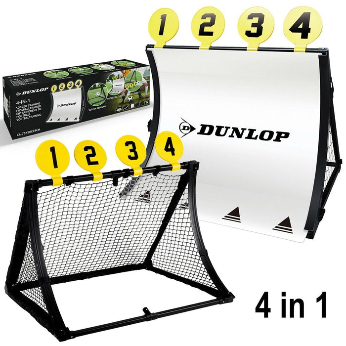 Dunlop 4 In 1 Garden Football Net Set Dunlop  - Dynamic Drive