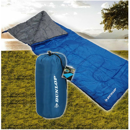 Dunlop Single Blankets Sleeping Bag 190 X 75 cm Summer 1 Person Sleeping Bag Dunlop  - Dynamic Drive