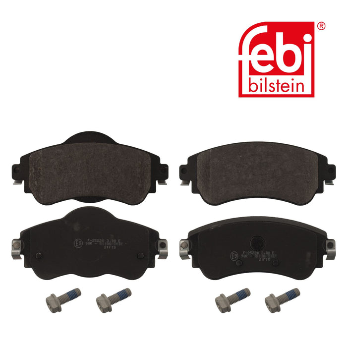 Genuine FEBI Front Brake Discs & Pads Set Vented for Citroen C4