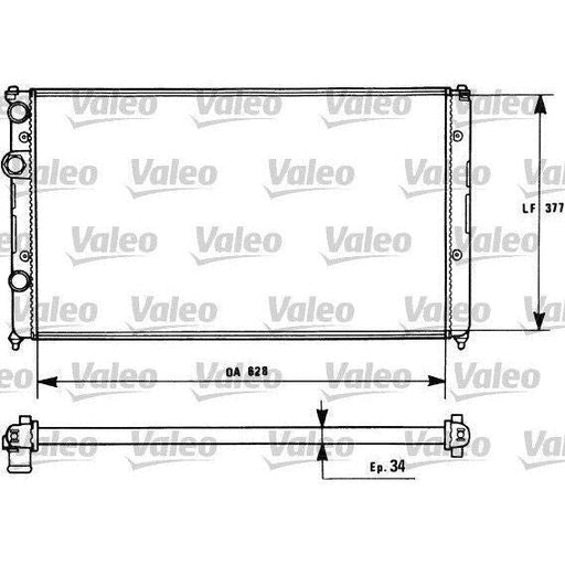 Genuine Valeo fits Radiator Volkswagen Polo Vi 1.4 I Valeo  - Dynamic Drive