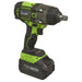 Sealey 1/2"Sq Drive Hi-Vis Cordless Brushless Impact Wrench 18V 4Ah CP650LIHV Sealey  - Dynamic Drive