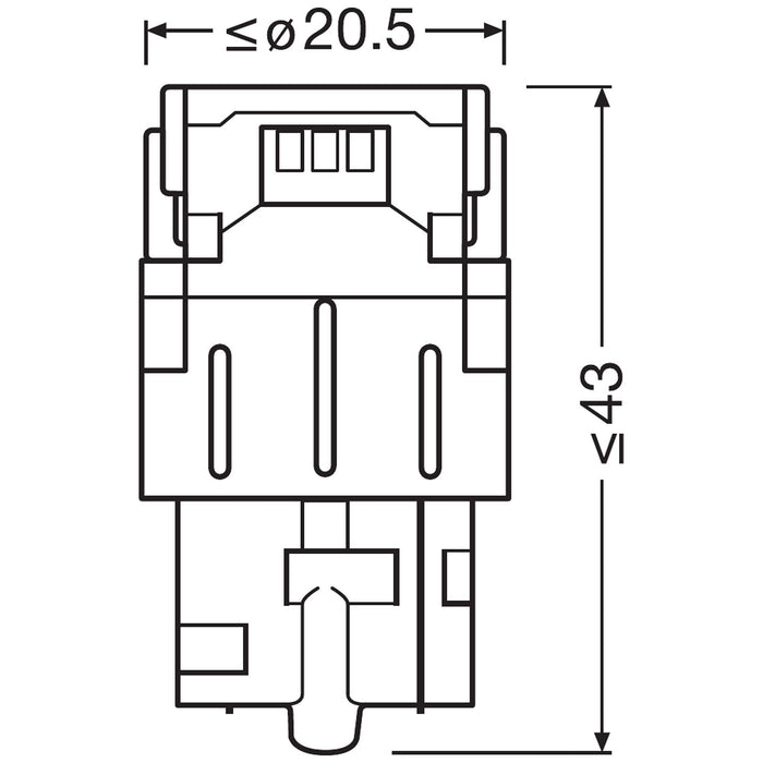 OSRAM LEDriving® SL, W21W, Red, LED signal lamps, Off-road only, non ECE Osram  - Dynamic Drive