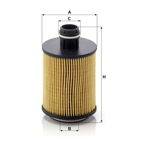 Genuine Mann Oil Filter for Fiat Punto III HU712/11X Mann & Hummel  - Dynamic Drive