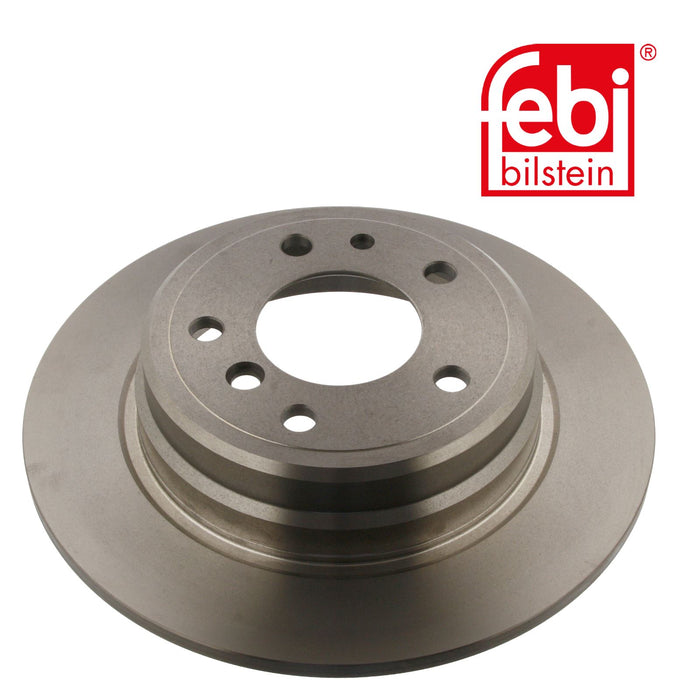 Pair of Febi Rear Solid Brake Discs for BMW 5 Series  34216756537 Febi Bilstein  - Dynamic Drive