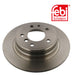 Pair of Febi Rear Solid Brake Discs for BMW 5 Series  34216756537 Febi Bilstein  - Dynamic Drive