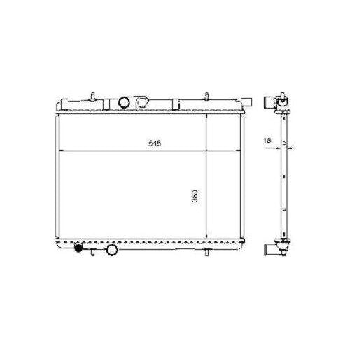 NRF Radiator 509524