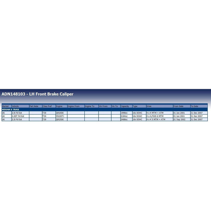 Blue Print ADN148103 Brake Caliper