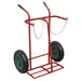 Sealey Welding Bottle Trolley with Pneumatic Tyres 2 Bottle ST28P Sealey  - Dynamic Drive