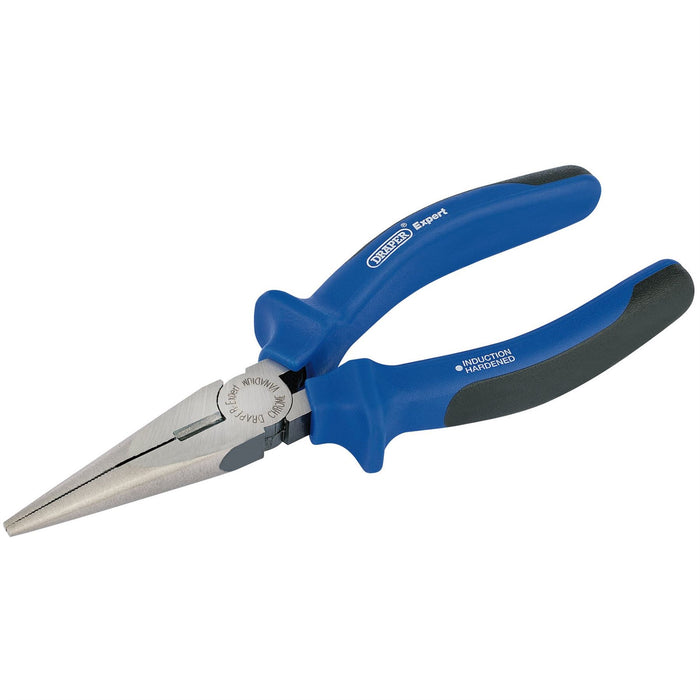 Draper Heavy Duty Soft Grip Long Nose Pliers, 160mm 68887 Draper  - Dynamic Drive