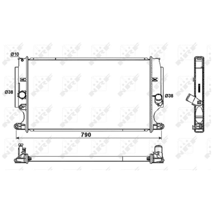 NRF Radiator 53181