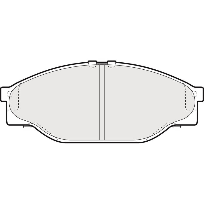 Apec Brake Pads Front Fits Toyota Hi-Ace Hi-Lux Apec  - Dynamic Drive