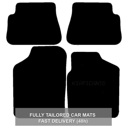 Fully Tailored Black Carpet Car Mats for Kia Picanto 04-10 Set of 4 UKB4C  - Dynamic Drive