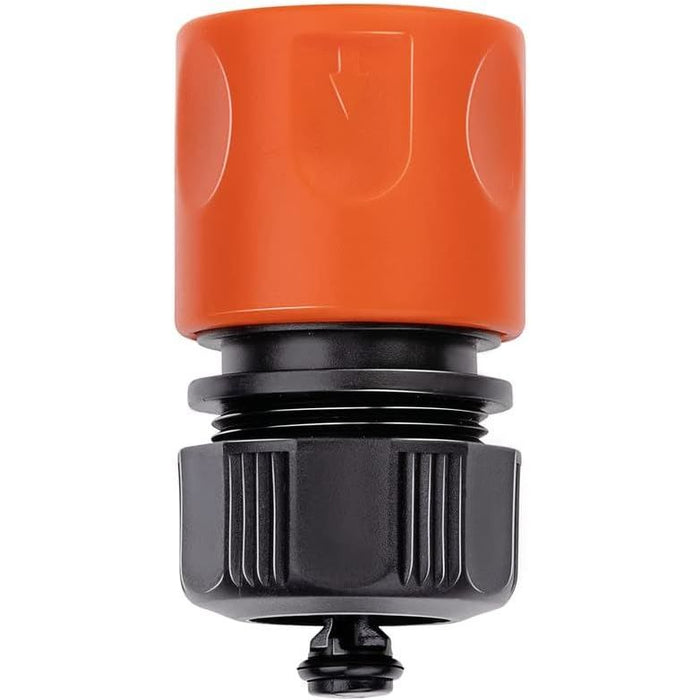 Black+Decker Garden Hose Connectors Set Of 4 - 2 X Water Stops, Spacer Elements - Black/Orange Black+Decker  - Dynamic Drive