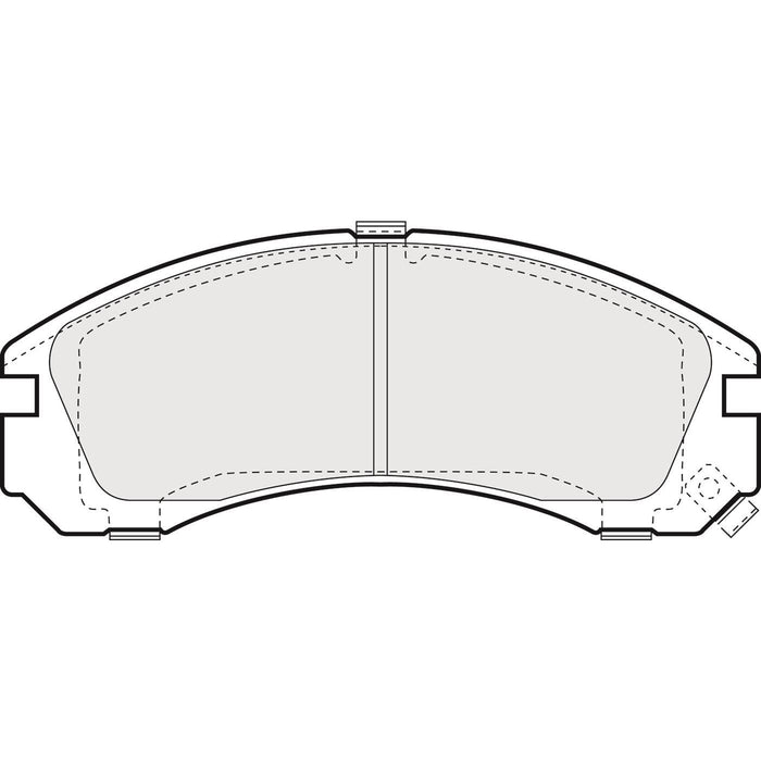 APEC Front Brake Discs & Pads Set Vented for Citroen C-Crosser Enterprise