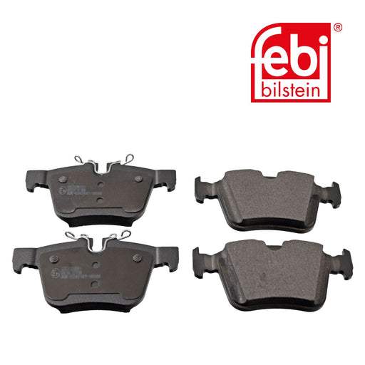 FEBI Rear Brake Discs & Pads Set Solid for Land Rover Range Rover Evoque Febi Bilstein  - Dynamic Drive