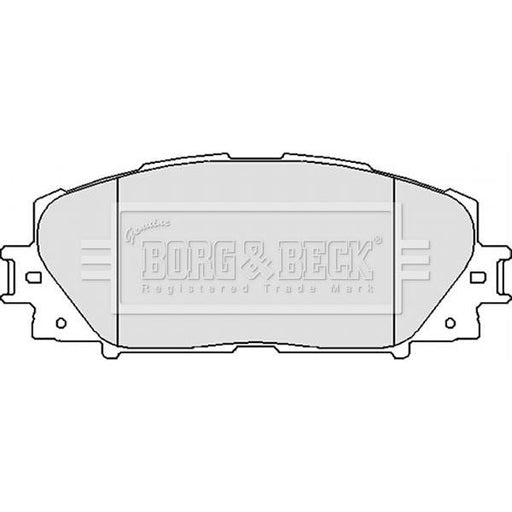 Genuine Borg & Beck Brake Pads fits Toyota Prius 1.8 08 BBP2123 Borg & Beck  - Dynamic Drive