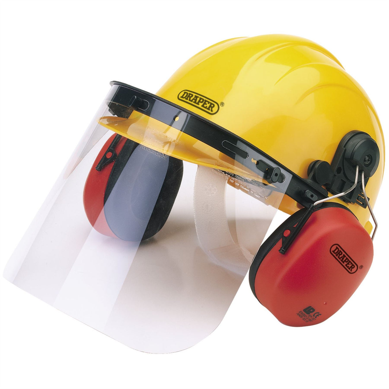 Draper Safety Helmet with Ear Muffs and Visor 69933 Draper  - Dynamic Drive