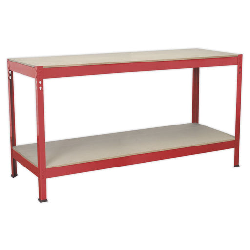 Sealey Workbench 1.53m Steel Wooden Top AP1535 Sealey  - Dynamic Drive