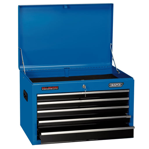 Draper Tool Chest, 5 Drawer, 26", 660 x 445 x 430mm, Blue 35746 Draper  - Dynamic Drive