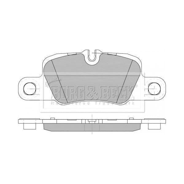 Genuine Borg & Beck Rear Brake Pads fits Porsche 911991Carrera 1112 BBP2427 Borg & Beck  - Dynamic Drive