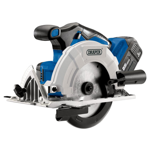 Draper D20 20V Brushless Circular Saw, 1 x 3.0Ah Battery, 1 x Fast Charger 00594 Draper  - Dynamic Drive