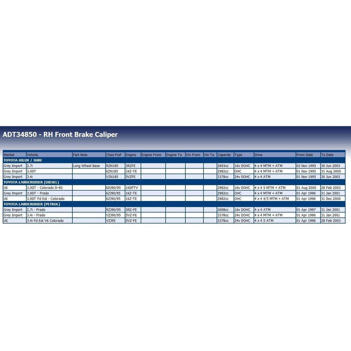 Blue Print ADT34850 Brake Caliper