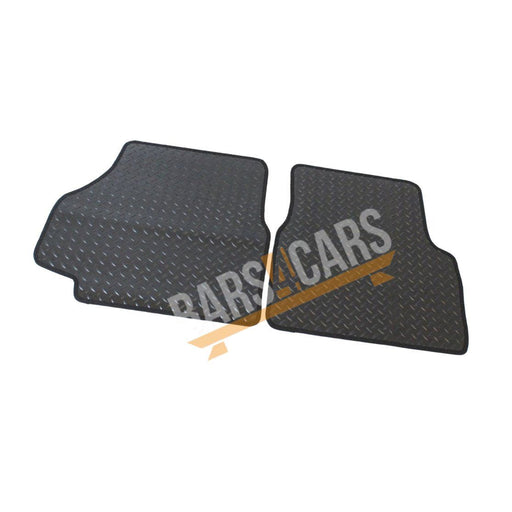 Fully Tailored Black Rubber Car Mats for Landrover Defender 90 & 110 Set of 2 UKB4C  - Dynamic Drive