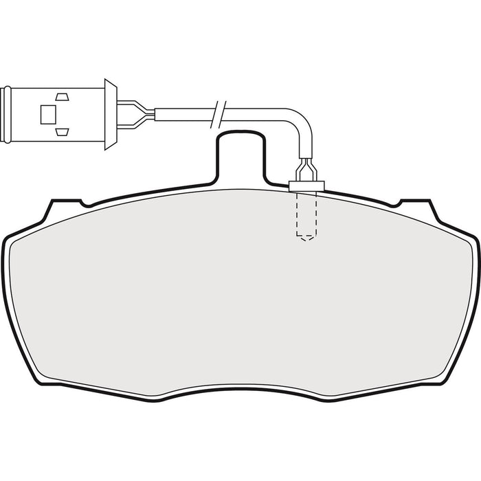 Apec Brake Pads Front Fits Lti Tx4