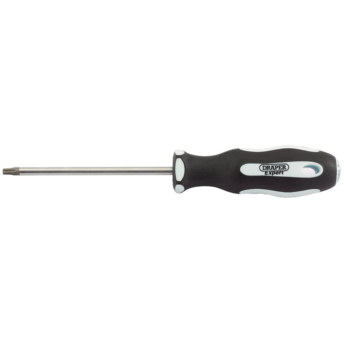 Draper TX-STAR Security Soft Grip Screwdriver, T20T x 100mm 35143 Draper  - Dynamic Drive